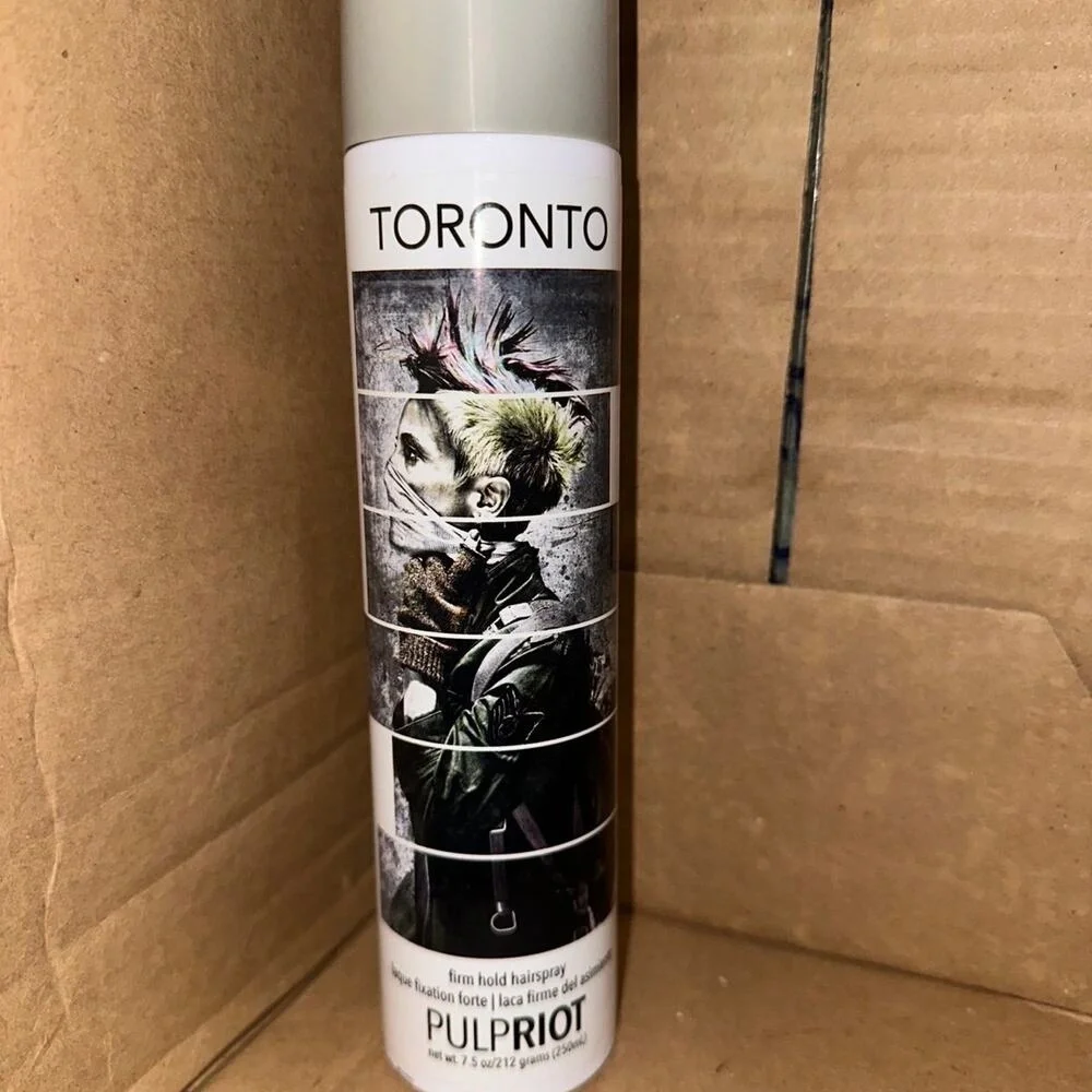 Pulp Riot Toronto Firm Hold Hairspray Professional Finishing Spray hair care